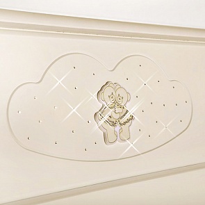 Аппликация для пеленального комода Bagnetto Chaton, цвет – слоновая кость (Feretti, APL-B/COM-CH-02)